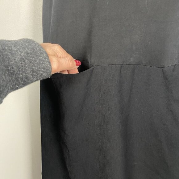 Anthropologie Dolan Loren Left Coast Collection Black Shift Dress Size Small - Picture 3 of 9